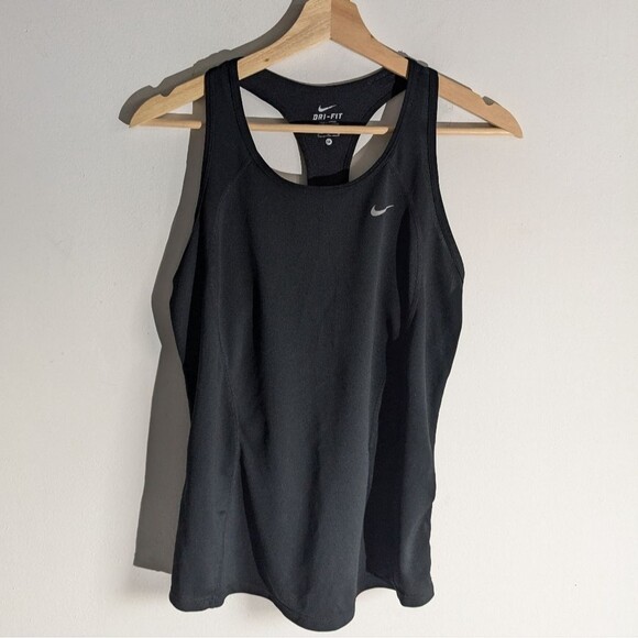 Nike Dri Fit Black Racerback Athletic Tank Women's Size Small - Picture 1 of 4